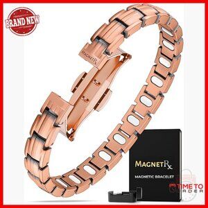 Adjustable Copper Magnetic Bracelet with 5000 Gauss Strength